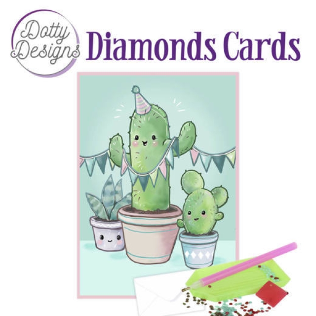Diamond Painting Dotty Design Cactus