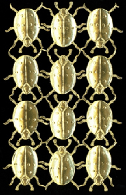 Dresdner Ornamente pro Bogen Marienkäfer