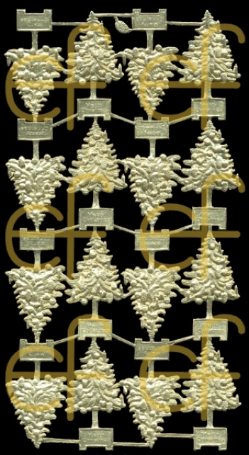 Dresdner Ornamente pro Bogen Weihnachtsbaum