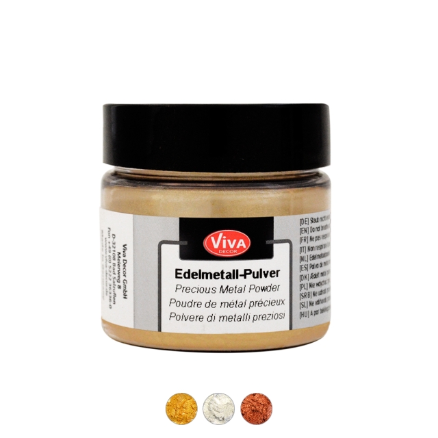 VIVA Decor Edelmetall Pulver 5 Gramm gold
