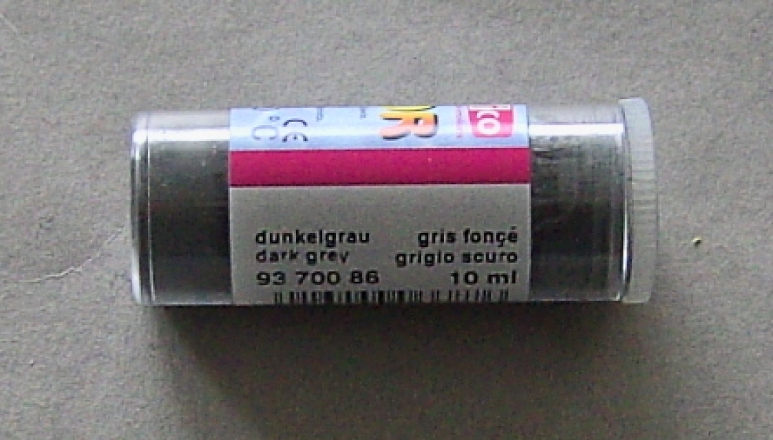 Efcolor Farbschmelzpulver dunkelgrau 10 ml