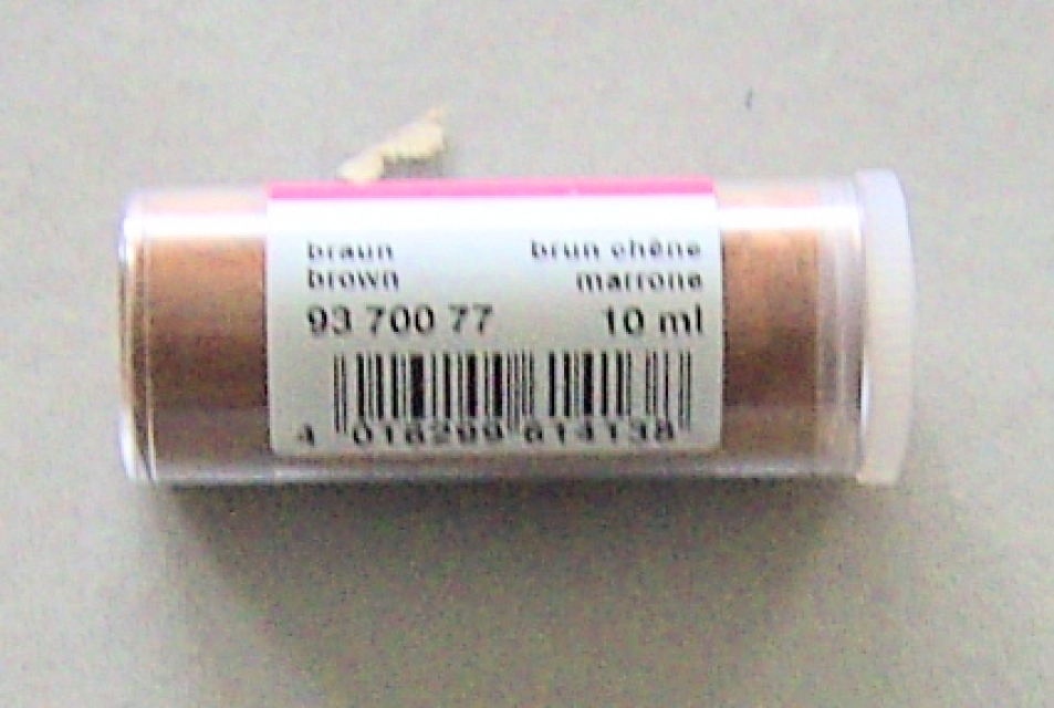 Efcolor Farbschmelzpulver braun 10 ml