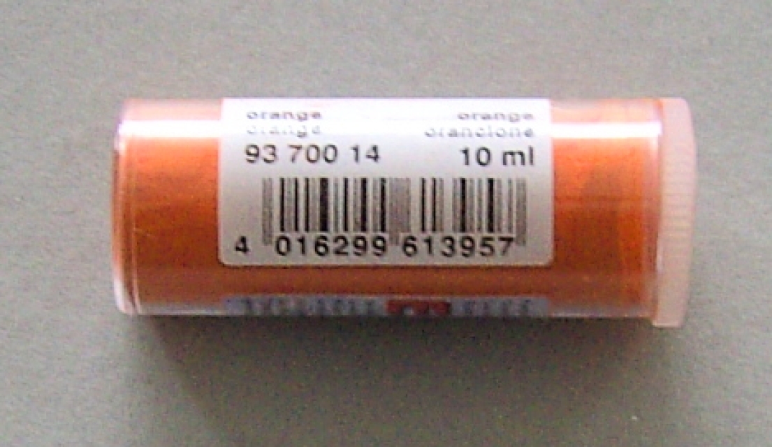 Abigcolor Farbschmelzpulver orange 10 ml