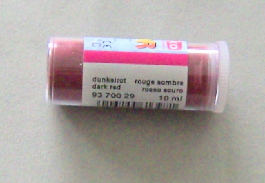 Abigcolor Farbschmelzpulver dunkelrot 10 ml