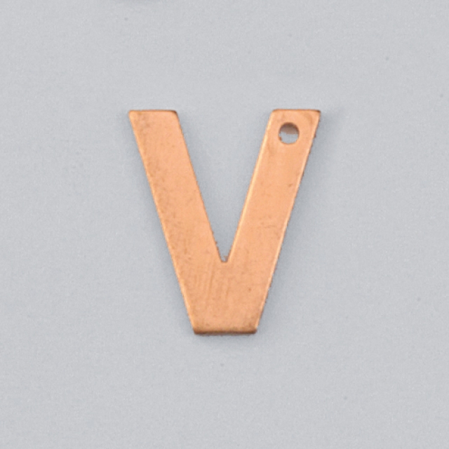 Efcolor Hänger Buchstabe V 1-Loch h 15 mm