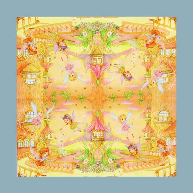 Serviette 33 x 33 cm 3-lagig pro Stück Nymphenhaus