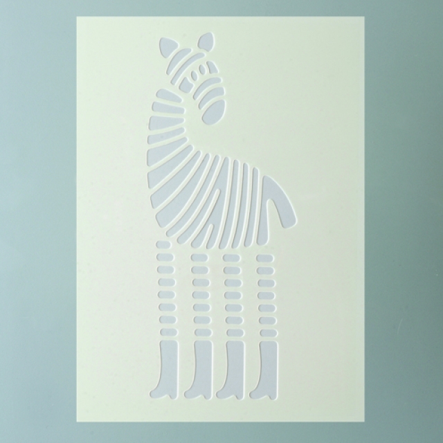 Stencil Giraffe 1-teilig DIN A 5