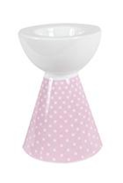 Eierbecher 10 cm Mini Dots rose