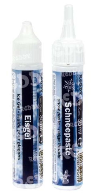 Reddy Cards Doppelpack Eisgel und Schneepaste 2 Malflasche mit jeweils 30 ml