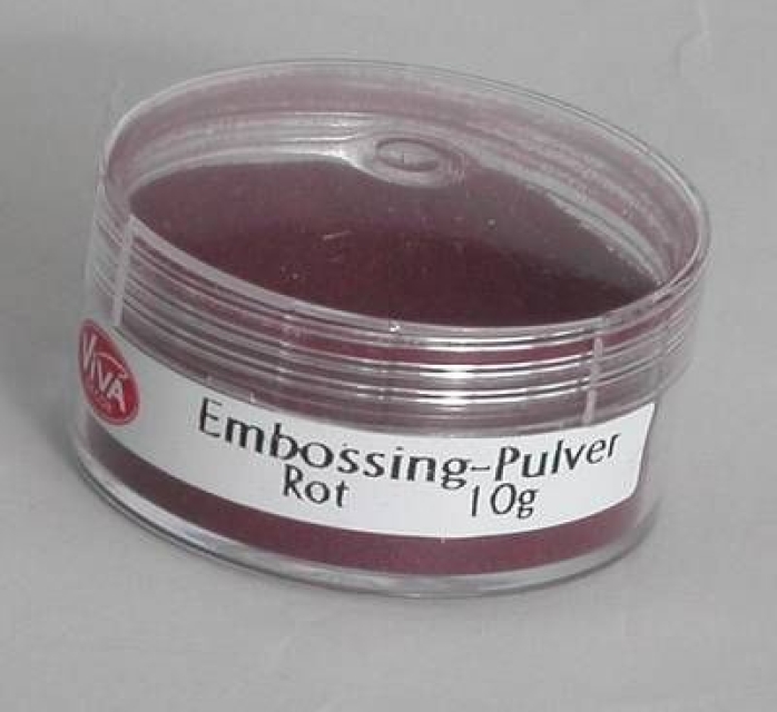Embossingpuder VIVA rot 10 Gramm