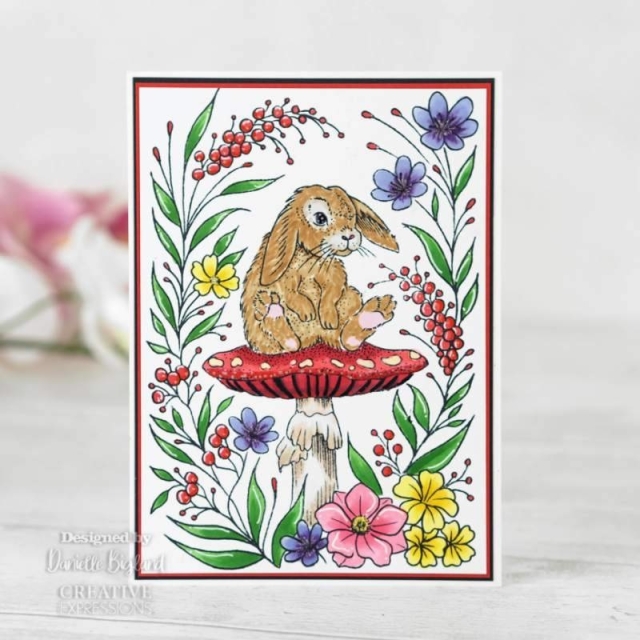 Creative Expressions Designer Boutique Clear Stamp A6 Daydream Bunny