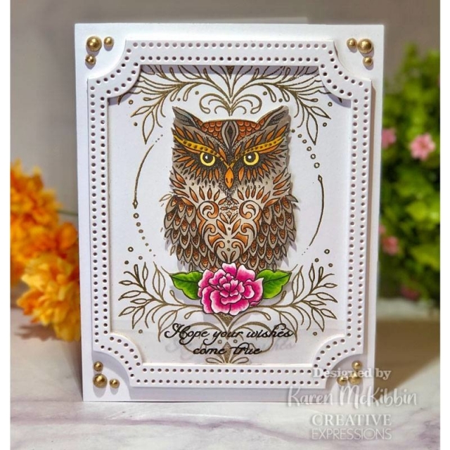 Creative Expressions Designer Boutique Clear Stamp A6 Owl Be There For Twit Twoo