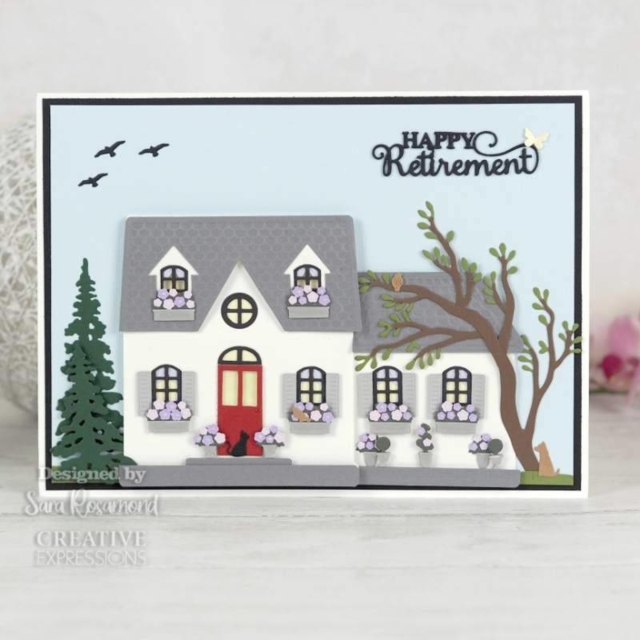 Creative Expressions Sue Wilson Craft Die Finishing Touches House Front