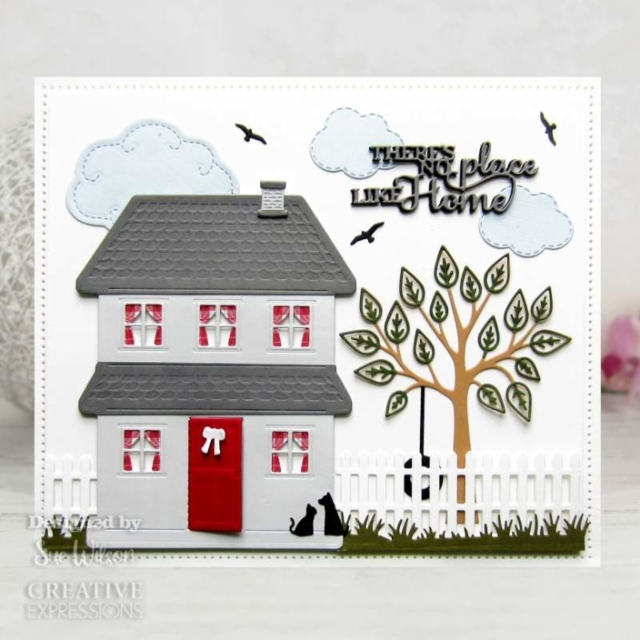 Creative Expressions Sue Wilson Craft Die Finishing Touches House Front