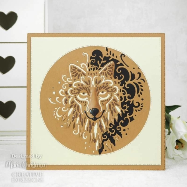 Creative Expressions Paper Cuts Wise Wolf Craft Dies