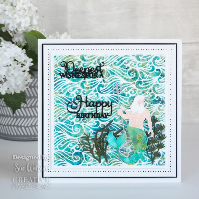 Creative Expressions Sue Wilson Craft Die Necessities Scuba Diver