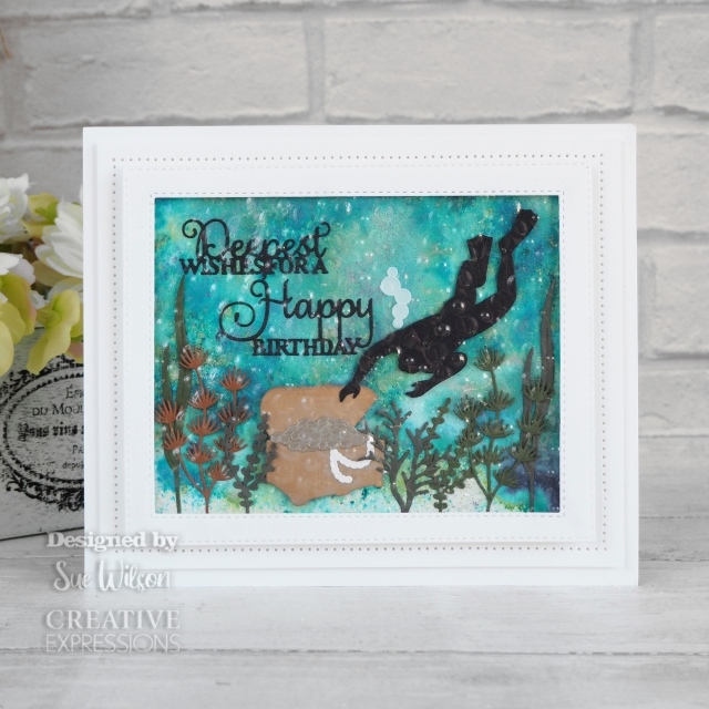 Creative Expressions Sue Wilson Craft Die Necessities Scuba Diver