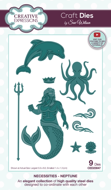 Creative Expressions Sue Wilson Craft Die Necessities Neptune
