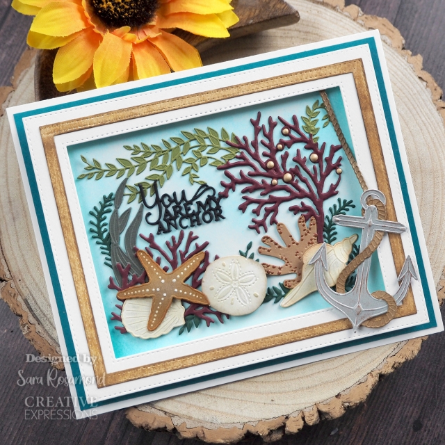 Creative Expressions Sue Wilson Craft Die Frames & Tags Under The Waves Frame