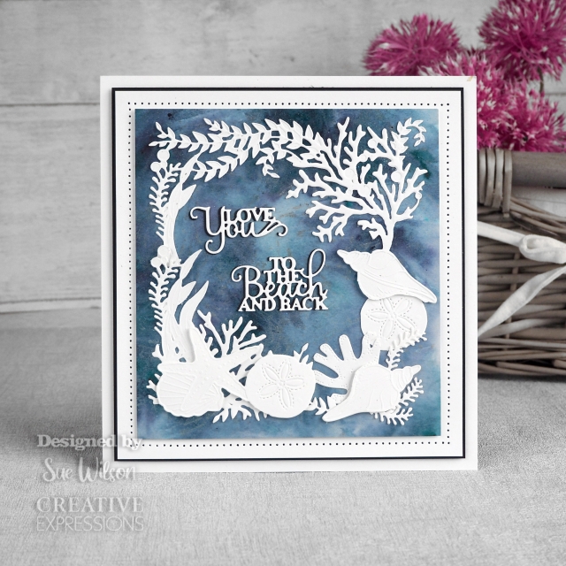 Creative Expressions Sue Wilson Craft Die Frames & Tags Under The Waves Frame