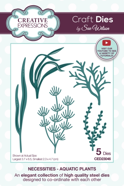 Creative Expressions Sue Wilson Craft Die Necessities Aquatic Plants