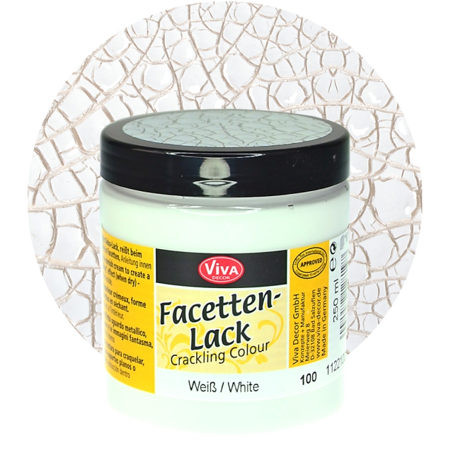 VIVA FACETTEN Lack 250 ml Weiß