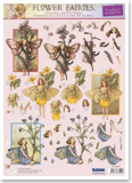 3D Stanzbogen Flower Faries Nr. 21
