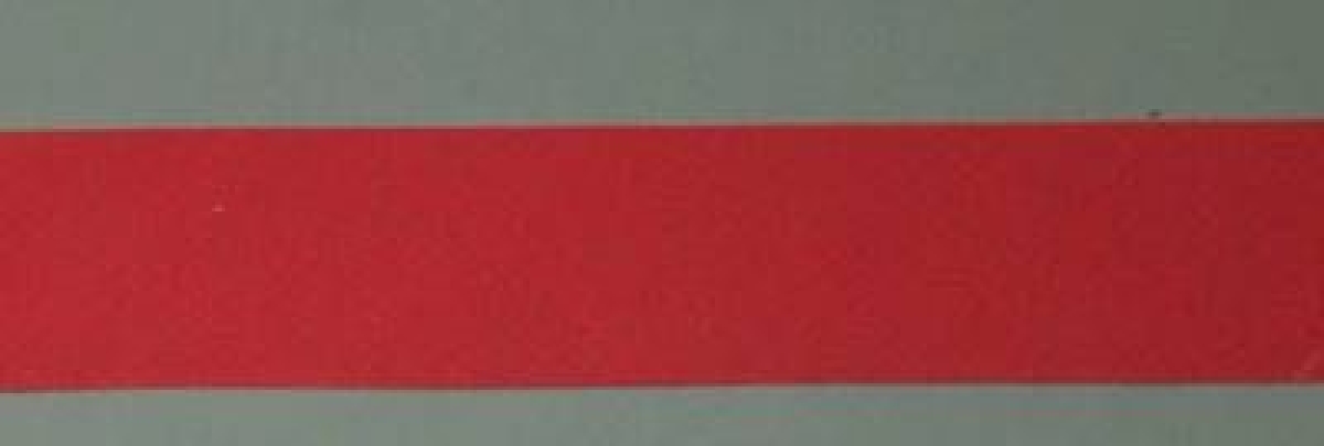 Schrägband ungefalzt pro Meter rot 40 mm