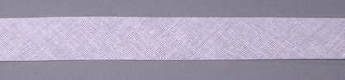 Schrägband ungefalzt pro Meter weiss 24 mm