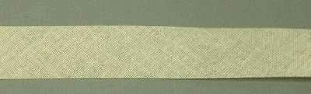 Schrägband ungefalzt pro Meter creme 24 mm