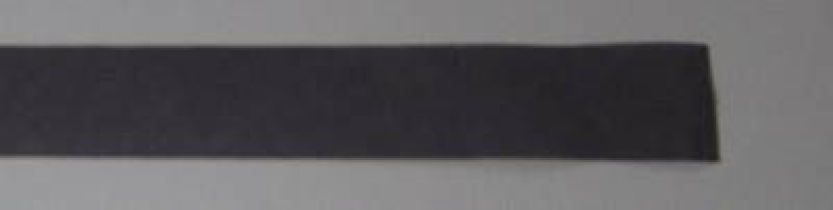 Schrägband ungefalzt pro Meter schwarz 24 mm