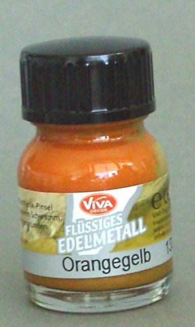 Flüssiges Edelmetall 25 ml orangegelb