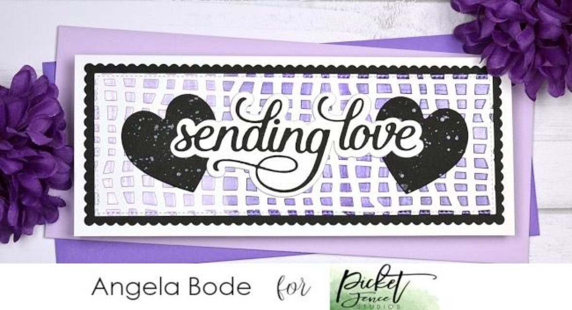 Picket Fence Studios Paper Glaze Ombre Sunset Purples