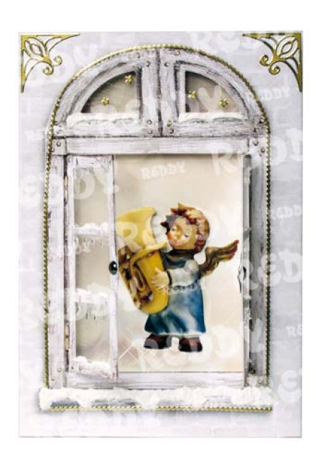 Reddy Cards Bastelset Fensterkarten M.I. Hummel Engelchen