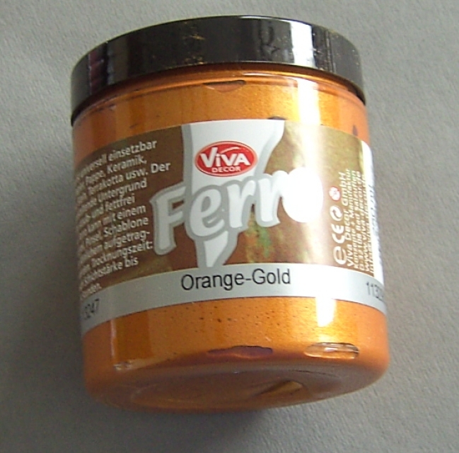 VIVA Ferro Metalleffektfarbe 250 ml orangegold
