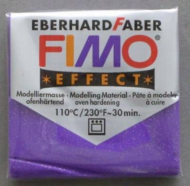 FIMO Effect Glitter Lila