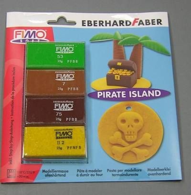Eberhard Faber Modellier-Set ""Piraten Insel""