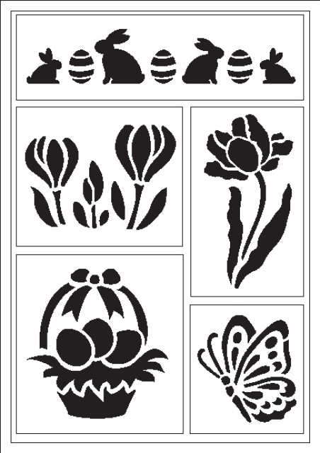 VIVA Decor Flexschablone Frühling I