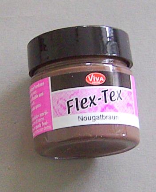 VIVA Decor Textilfarbe Flex-Tex 50 ml nougatbraun