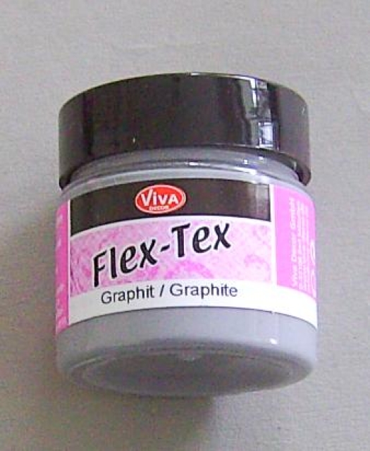 VIVA Decor Textilfarbe Flex-Tex 50 ml graphit