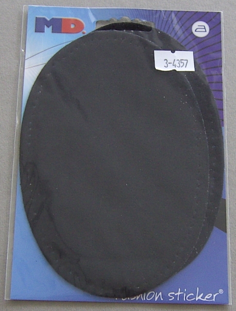 MD 2 Patches / Velour Flicken 140 x 95 mm schwarz