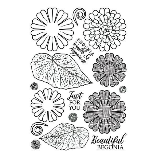 Flowerz Stempel Begonien