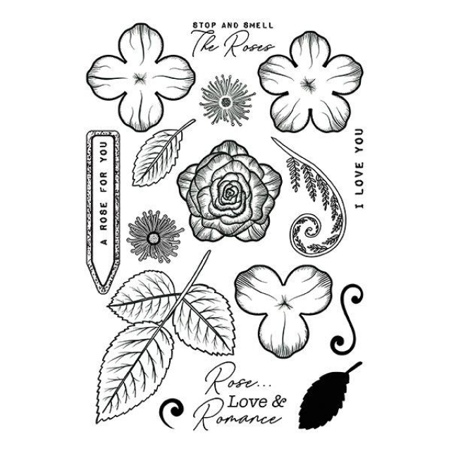 Flowerz Stempel Rosen