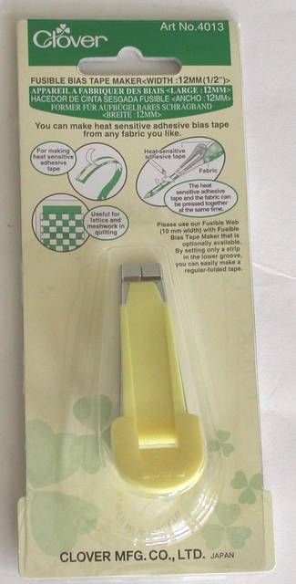 CLOVER Former für aufbügelbares Schrägband 12 mm