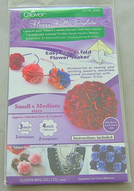 Clover Flower Frill Templates small & medium