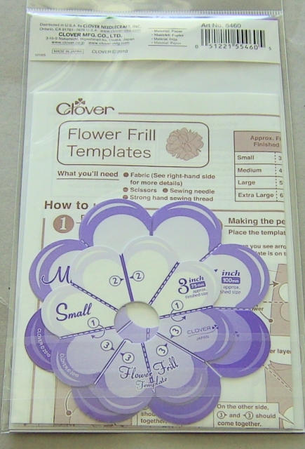 Clover Flower Frill Templates small & medium