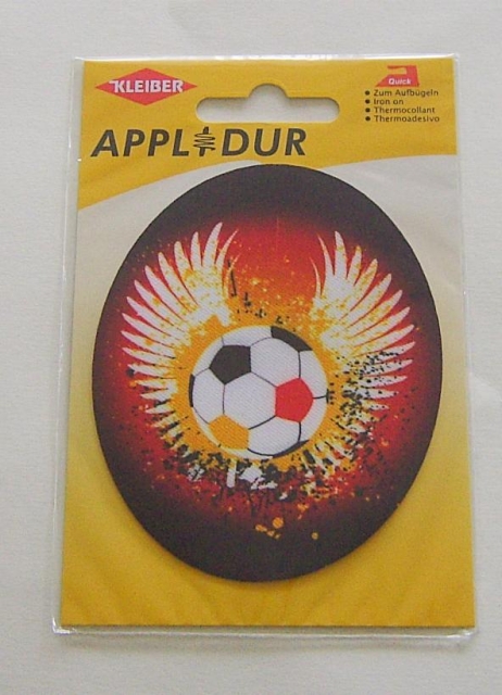 Kleiber Applikation Fußball