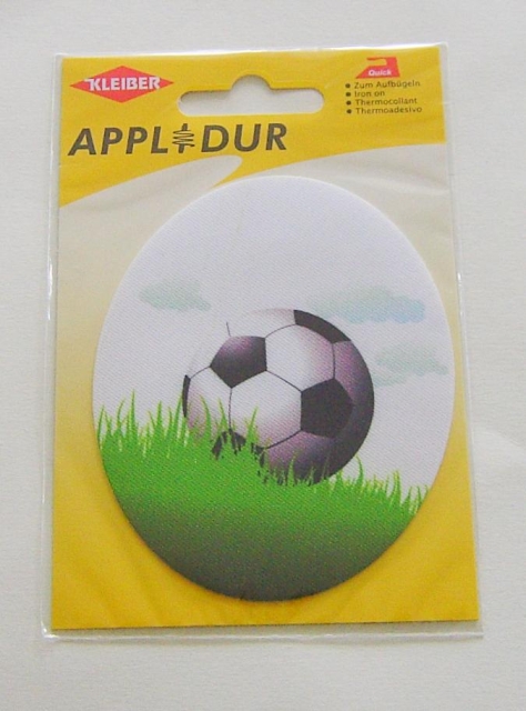 Kleiber Applikation Fußball