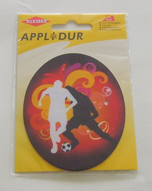 Kleiber Applikation Fußball