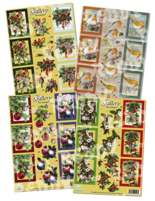 Reddy Cards Dufex Gallery Stanzbogenset Weihnachten